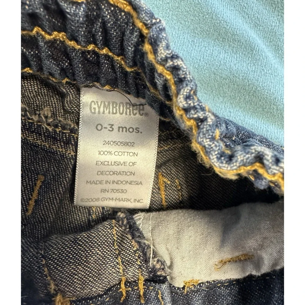 Gymboree Loose Jeans Sz‎ 0-3 Months